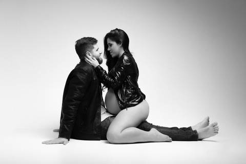 Foto Sensual de Gestante'