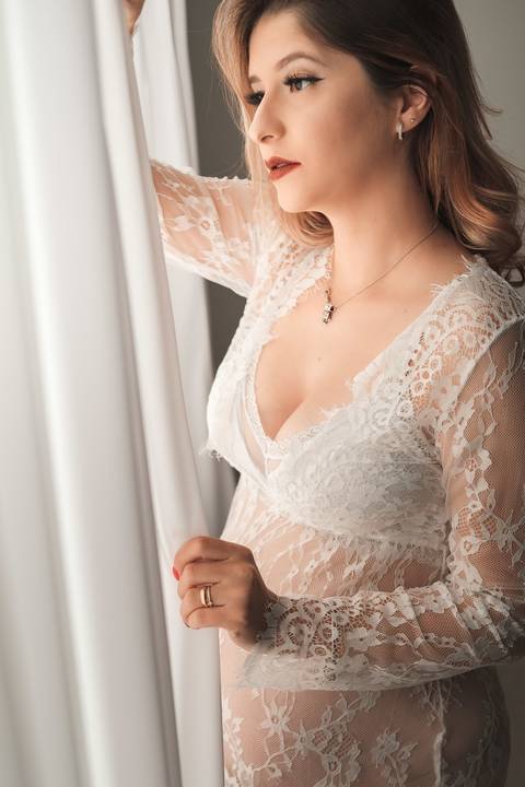 Roupa para ensaio gestante'