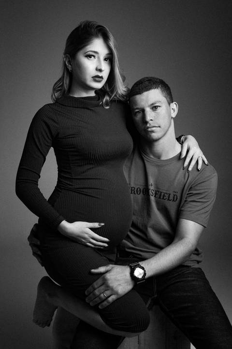 foto de gestante editorial'