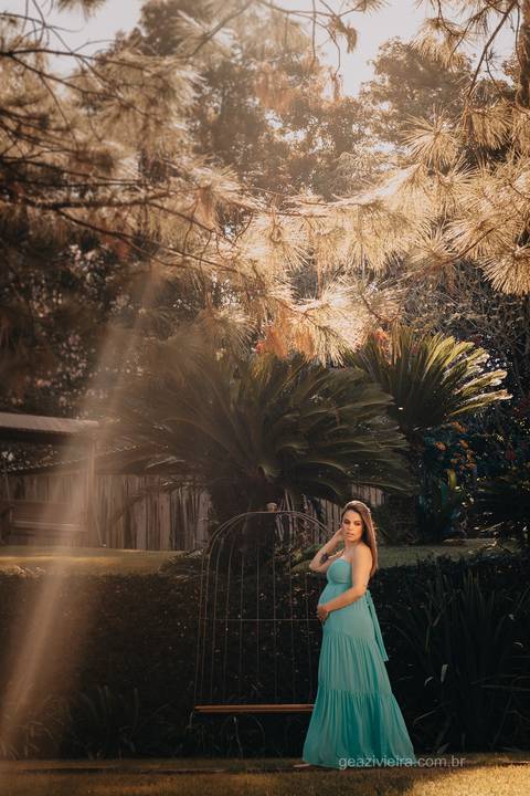 foto de gestante ensaio externo'