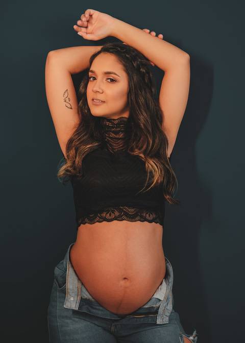 ensaio sensual de gravida'