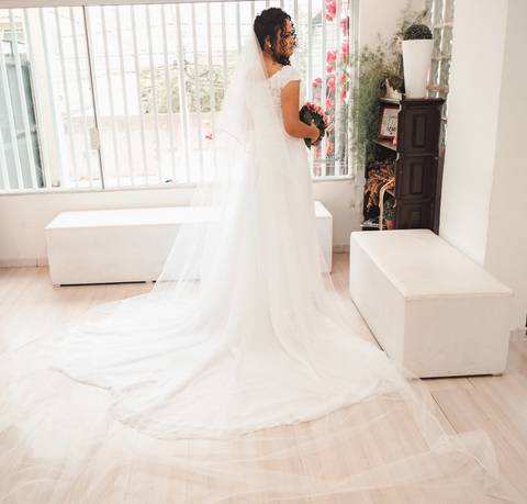 vestido de noiva para campo'