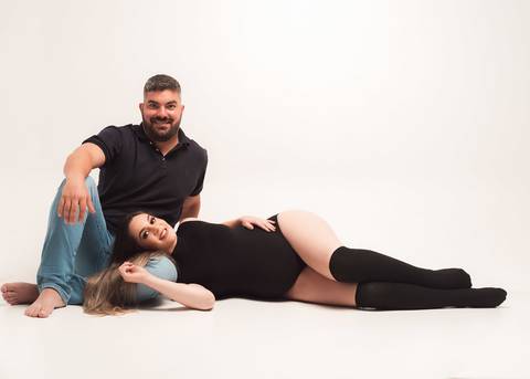 ensaio de gestante com esposo'