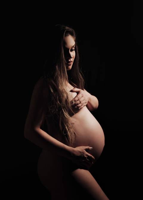 foto de gestante nua'
