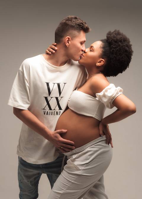 ensaio de gestante criativo'