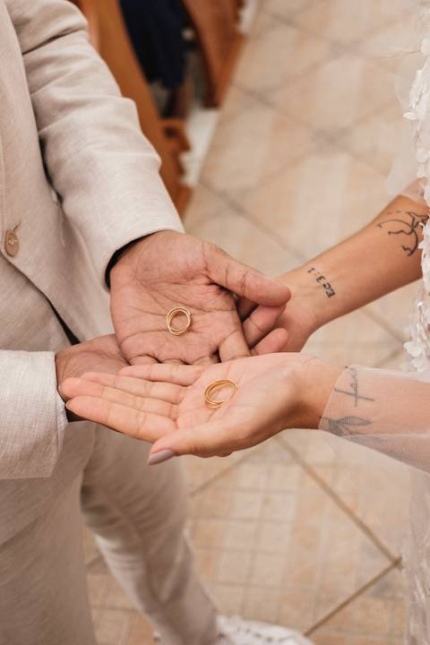 alianças de casamento'