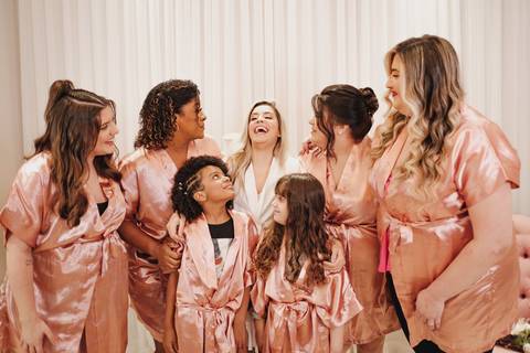 noiva e suas madrinhas'