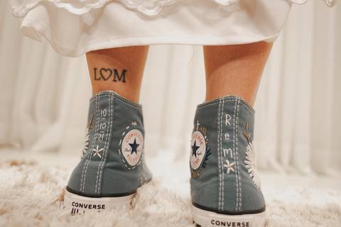 tenis personalizado para noiva'