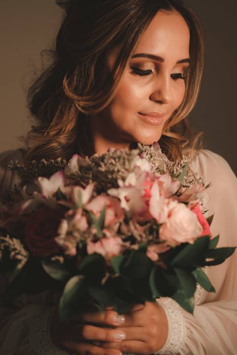 buque de noiva para o campo ou ar livre'