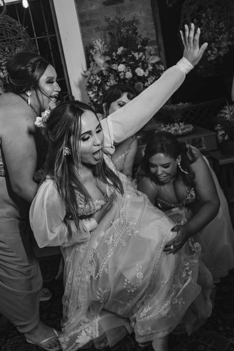 noiva na pista de dença'