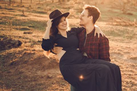 vestido preto para pre wedding'