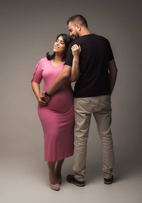 vestido ensaio gestante'