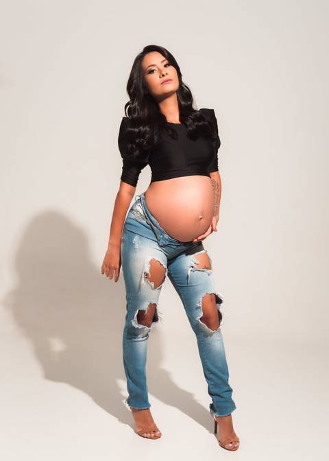 roupa para foto gestante'