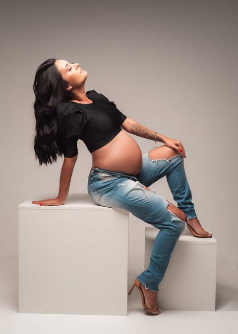 como funciona ensaio de gestante'