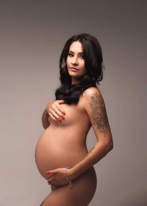 ensaio de gestante sensual nua'