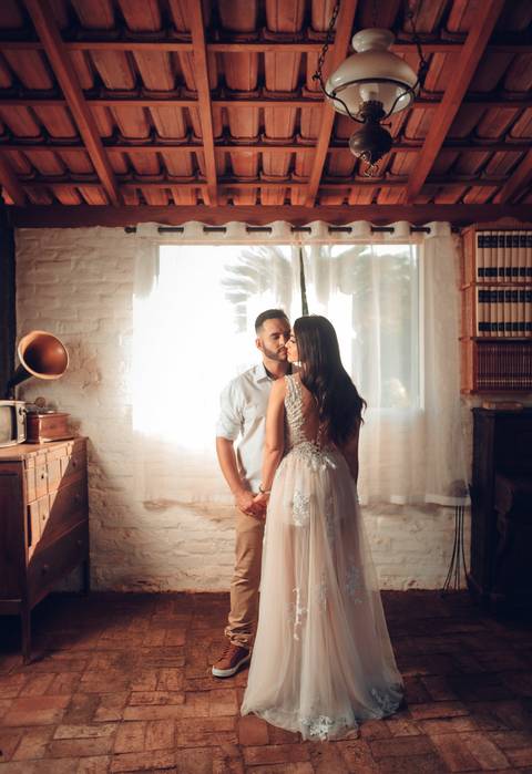 costas do vestido pre wedding'