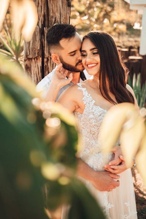 foto romantica de casal'