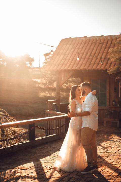 ensaio pre wedding por do sol'