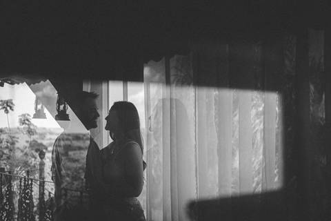 foto criativa de casal'