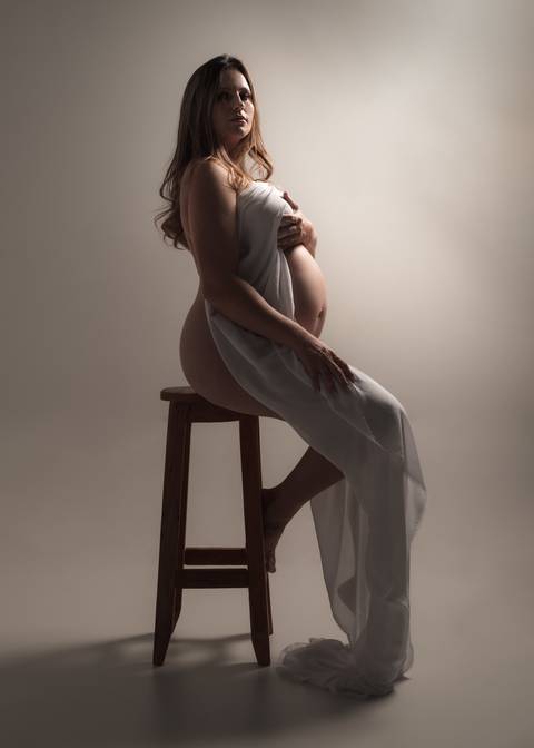 ensaio de gestante sensual'