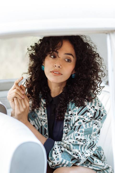 Shooting em Campos do Jordão da marca Criatura Vintage com a modelo Pati Mesquita clicado por Maya Morikawa'