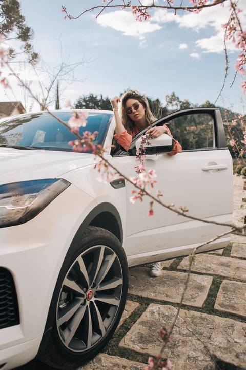 E-Pace Jaguar Brasil Foto Maya Morikawa Modelo Ketherin Kaffka'