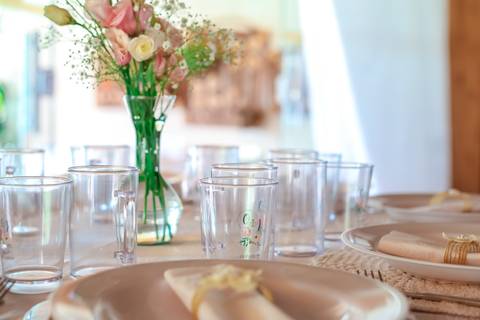 detalhes da decoração do casamento'