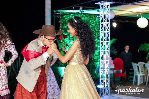 dança do ctg nos 15 anos em Gravataí-RS com dançarinos de  Glorinha-RS'