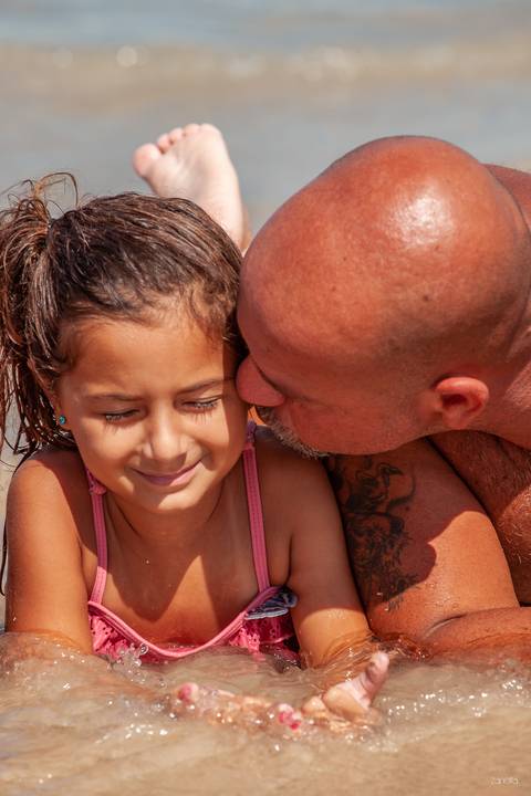 Ensaio de família em praia e dunas'