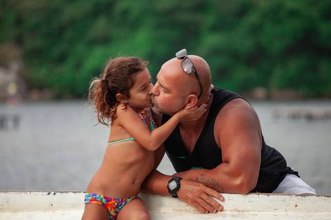 Ensaio de família em praia e dunas'