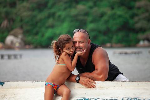 Ensaio de família em praia e dunas'