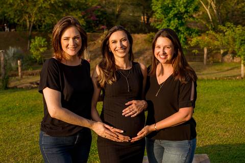 Eu (a fotógrafa), Morgana e Fernanda'