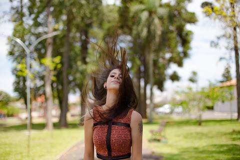 Ensaio feminino em Telêmaco Borba na praça dos Pinheiros '
