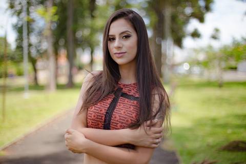 Ensaio feminino em Telêmaco Borba na praça dos Pinheiros '