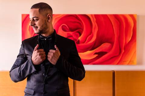 Making of noivo - pronto para ir a igreja '