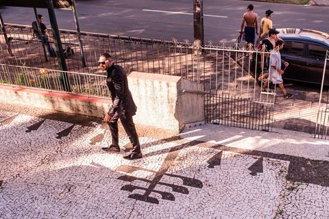 Chegada do noivo na igreja '
