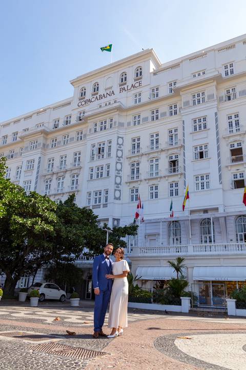 Ensaio de Casal Copacabana Palace'