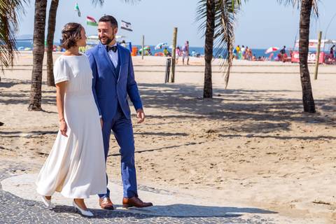 Ensaio de Casal Praia de Copacabana '