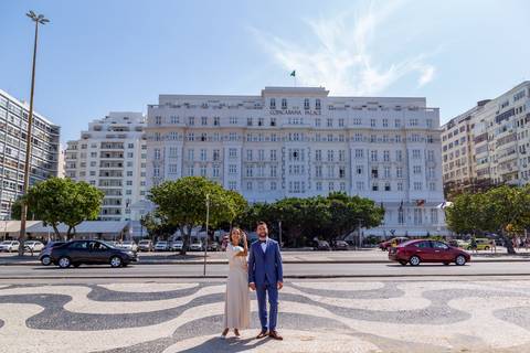 Ensaio de Casal Praia de Copacabana '