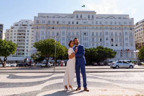 Ensaio de Casal Praia de Copacabana '