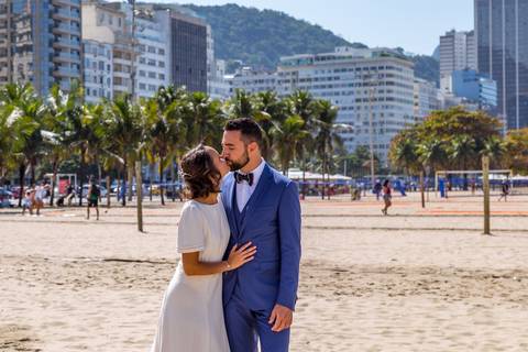 Ensaio de Casal Praia de Copacabana '
