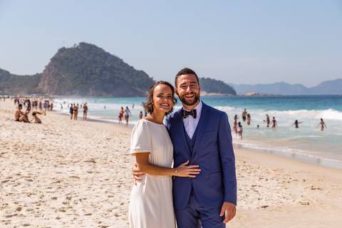 Ensaio de Casal Praia de Copacabana '