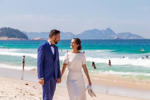Ensaio de Casal Praia de Copacabana '