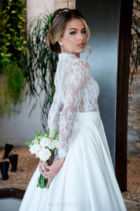 Vestido de noiva, fotografa de casamento Camilla Baptistin, Flavia Klemz'