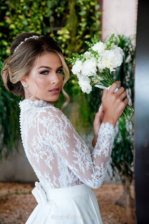 Vestido de noiva, fotografa de casamento Camilla Baptistin, Flavia Klemz'