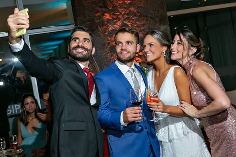 Casamento - convidados  - noivos  - fotos - fotógrafo Fábio Martins'