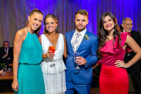 Casamento - convidados  - noivos - fotos - fotógrafo Fábio Martins'