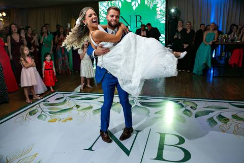 Casamento - convidados  - noivos - primeira dança - fotógrafo Fábio Martins'