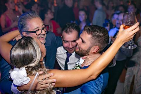 Casamento - convidados  - noivos - fotos - fotógrafo Fábio Martins'