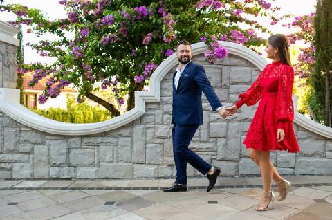 
pré Wedding em gramado - ensaio de pré Wedding em gramado - fotos de casal em gramado – Le Jardin – Colline de France 
'